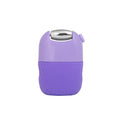Rodillo facial de hielo de silicona morado con base